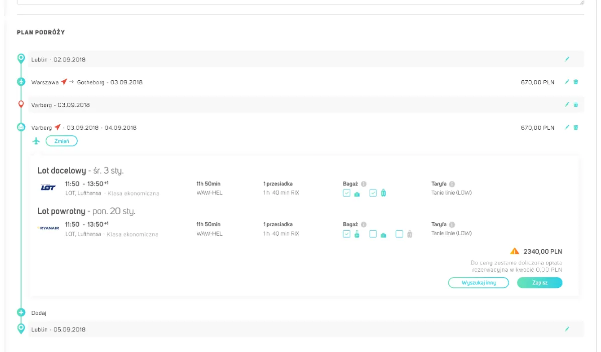 Screenshot showing the challenge of building the first corporate travel monitoring system in Europe.